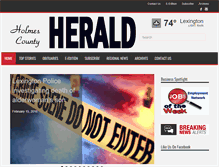 Tablet Screenshot of holmescountyherald.com